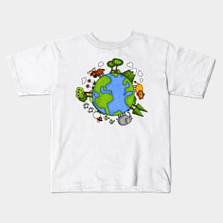 Planet Earth Kids T-Shirt